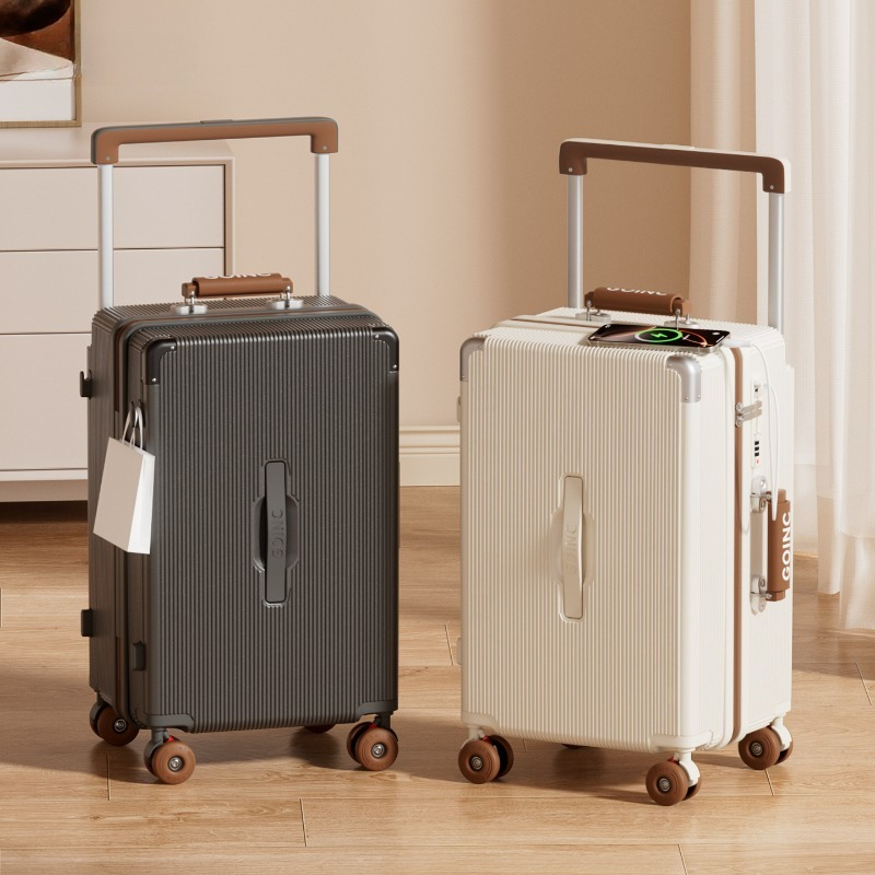 Spinner Wheel Rolling Suitcase 20 Inch - 20インチ、22インチ、24インチ、26インチ、28インチの旅行用スーツケース。ジッパー付き、PC素材、機内持ち込み可能、大容量、キャスター付き、万能ホイール、ローラー付きの旅行用バッグ。