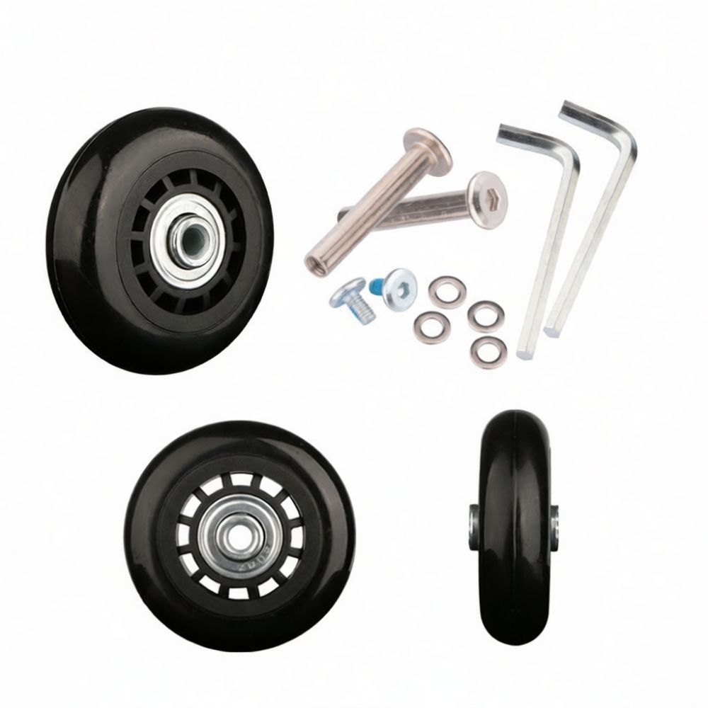 スーツケースやトロリーの修理用、静音性と耐摩耗性に優れた交換 - Silent Replacement Luggage Wheels のレビューと価格