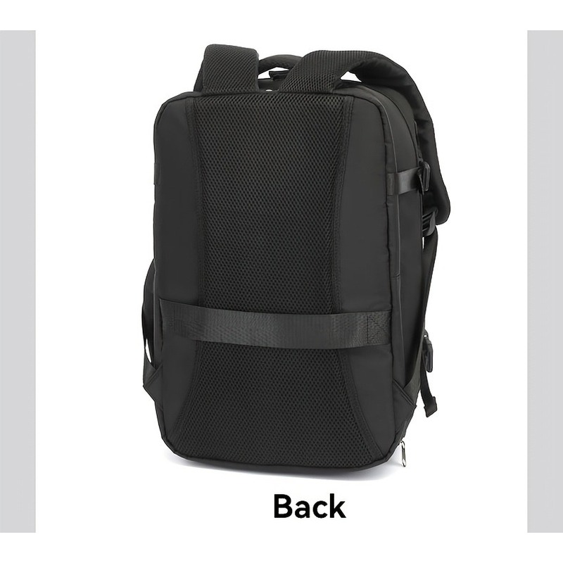 拡張可能なビジネス旅行用バックパック、防水ラップトップバック - Backpacks のレビューと価格