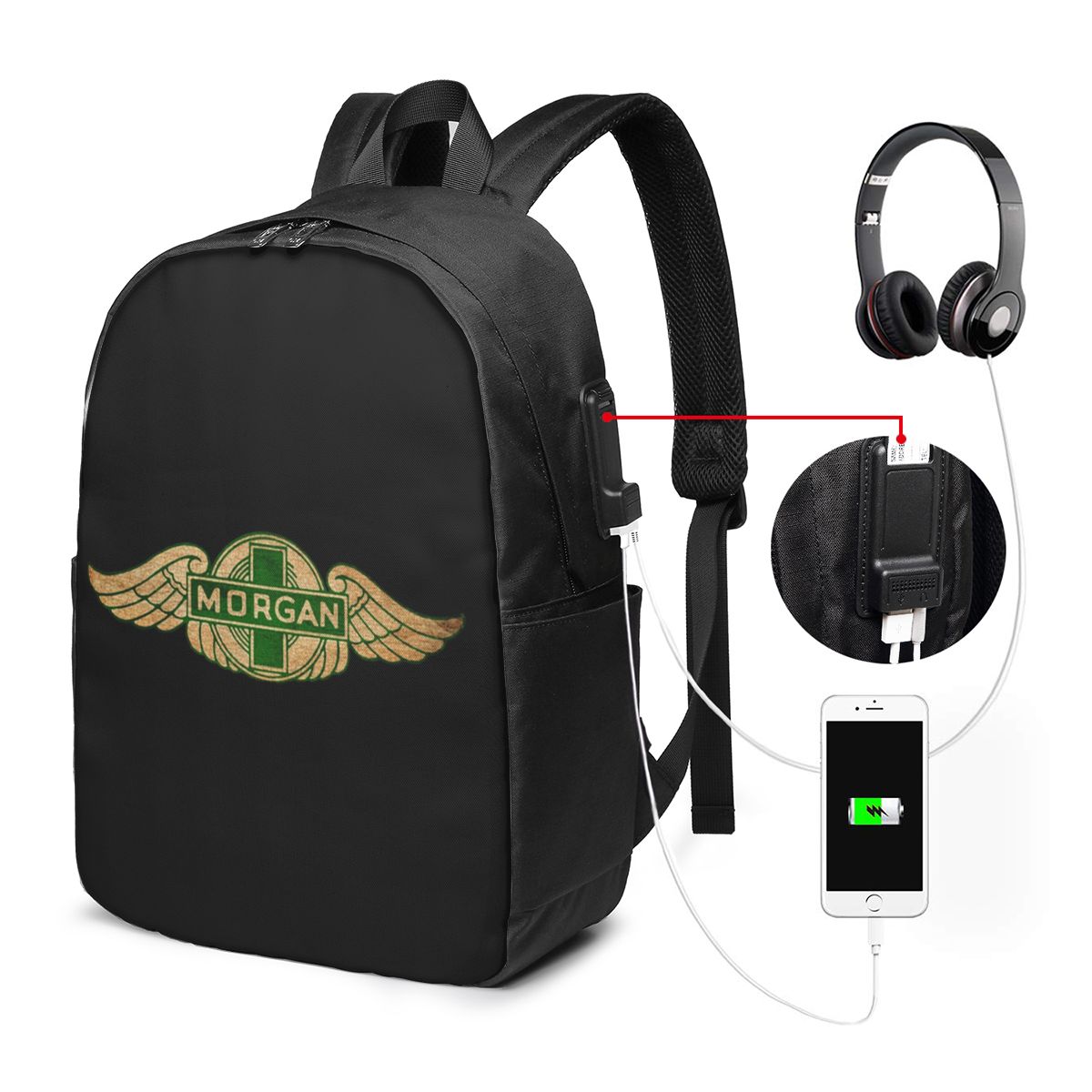 モーガンモーターカーカンパニー バックパック トラベルノート - Backpacks のレビューと価格