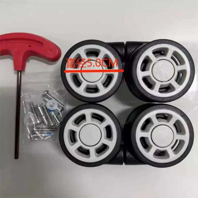 リモワ製スーツケースの車輪交換に最適。静音キャスター、回転キ - Silent Replacement Luggage Wheels のレビューと価格