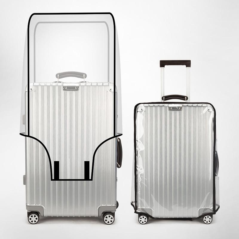 防水透明スーツケースカバー。PVC製で、防塵・耐摩耗性に優れ - Luggage Protective Cover Transparent のレビューと価格