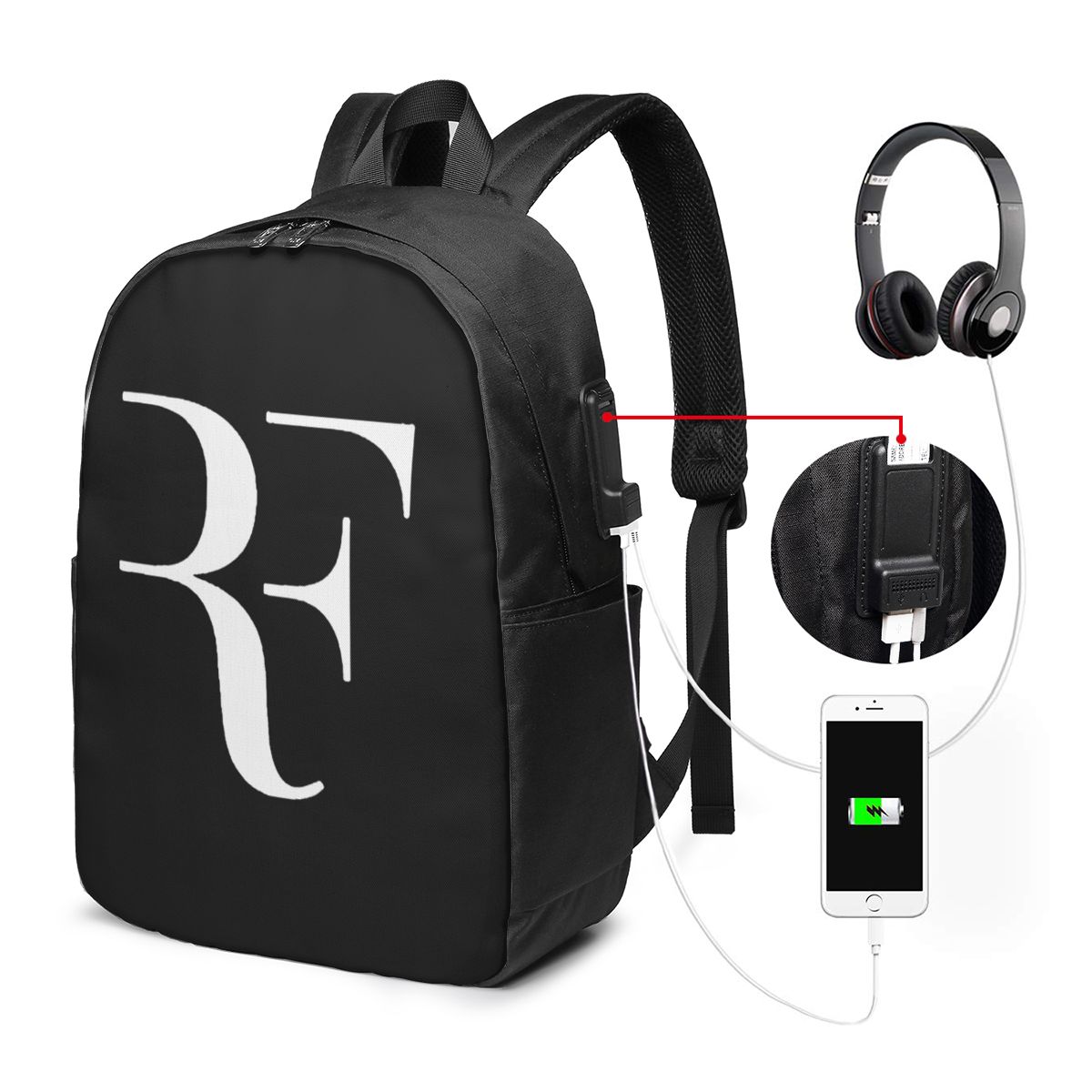 ロジャー・フェデラー バックパック トラベルノートブックバッ - Backpacks のレビューと価格