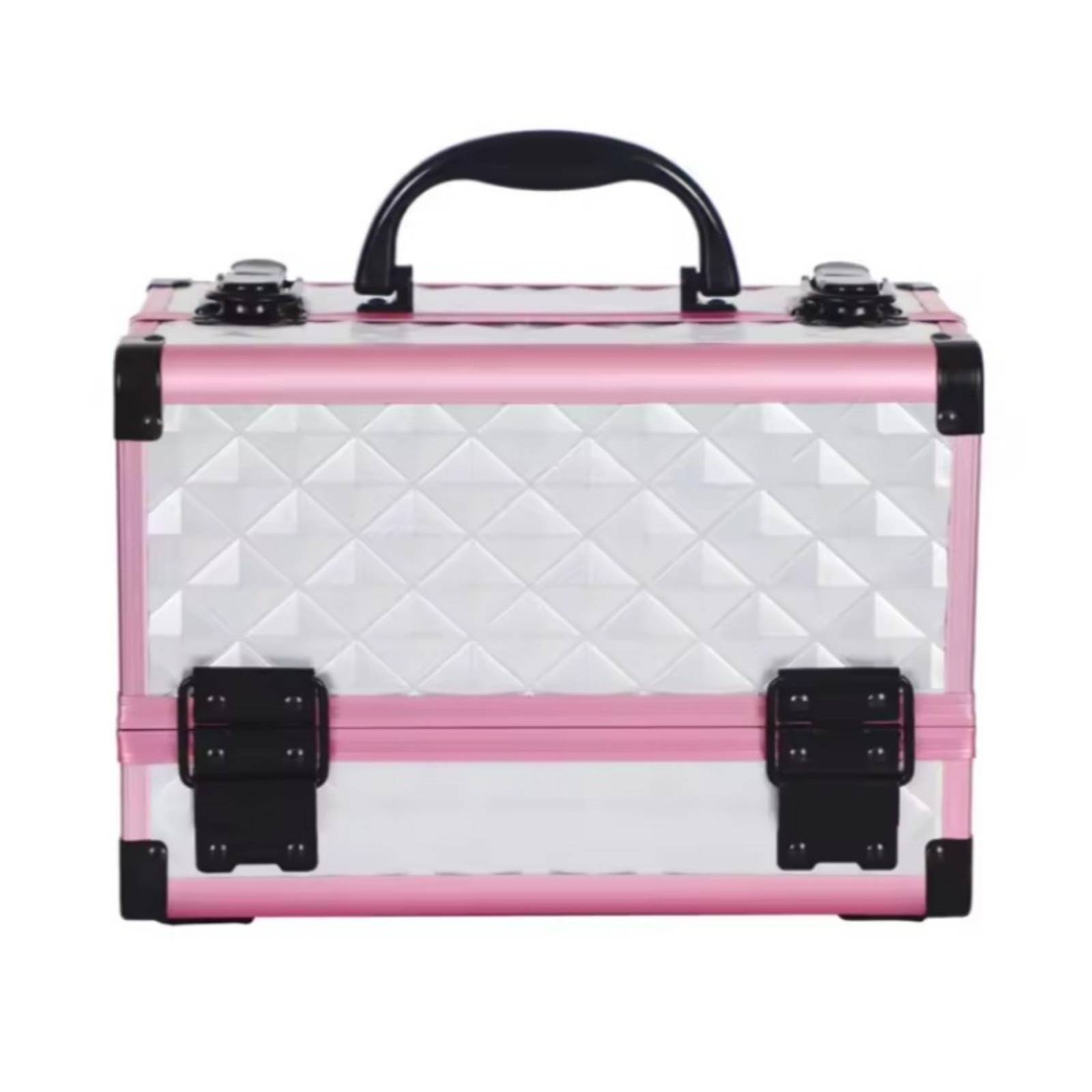 化粧品収納ケース：内蔵ミラー付きで、取り外し可能な仕切り板が - Cosmetic Bags のレビューと価格