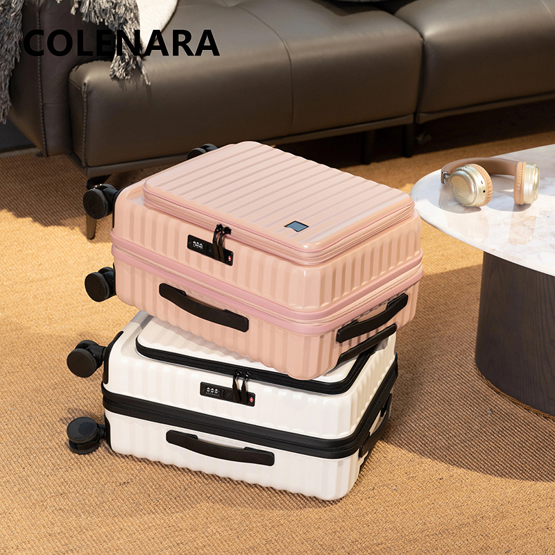 COLENARA キャビンスーツケース フロントオープン搭乗 - Front Opening Laptop Luggage 24 Inch のレビューと価格